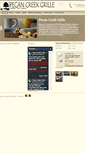 Mobile Screenshot of pecancreekgrille.com